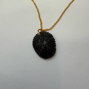 Handcrafted gold limpet necklace